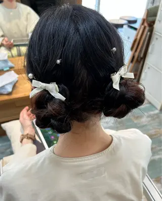 ヘアアレンジ 🎀ブリーチなし カラーyui🎀のヘアスタイル