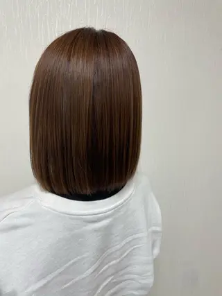 ミディアム カラー 𝐒𝐇𝐔𝐑𝐈 🦋艶カラー🦋のヘアスタイル