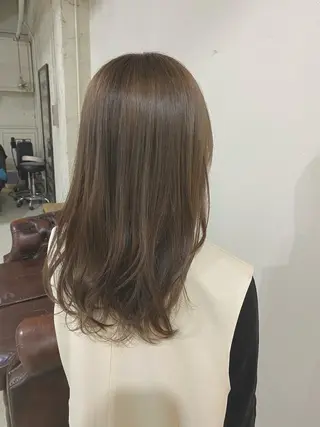 ミディアム カラー 【透明感カラー】💠 TETSUのヘアスタイル