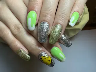 セミロング shandy nailのネイルデザイン