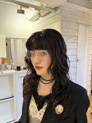 ロング 🪞表参道パーマ Nikachi🪞のヘアスタイル