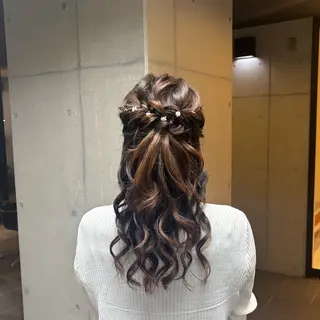 ロング ヘアアレンジ 〖❁ちひろ| LEONID❁〗のヘアスタイル