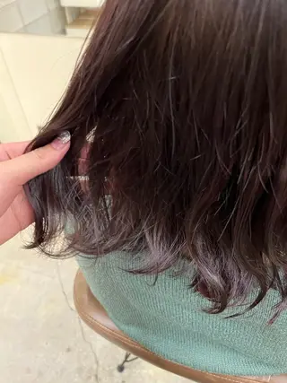 ミディアム 暖色カラー／ ヘアセット🌛櫻井舞のヘアスタイル