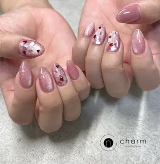 ネイル ネイルルーム チャームのネイルデザイン
