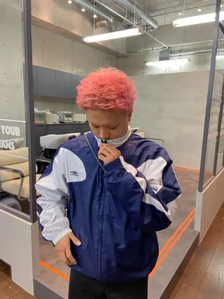 ショート カラー メンズ 🌀パーマ特化 美容師🌀/しゅんのヘアスタイル