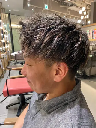 カラー パーマ メンズ unopulir 景山　凌のヘアスタイル