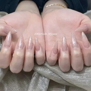 ロング RIN NAILS ᥫ᭡Migusaのネイルデザイン