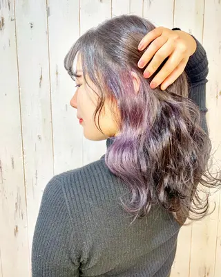ロング カラー 💕ブリーチ/ヘアメ 🎀YUUKAのヘアスタイル
