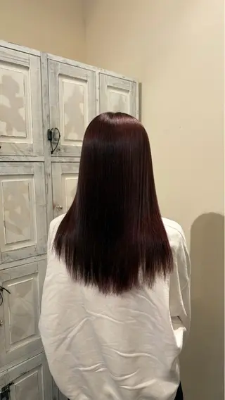 ロング カラー ルプラボウ/ 内藤ほのか/艶カラーのヘアスタイル