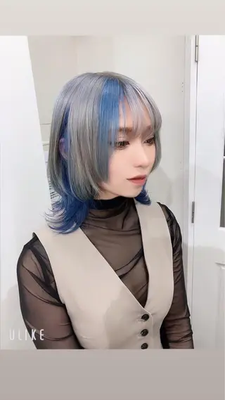 ショート カラー 🥣ミコト/レイヤー 韓国ハイトーン🥣のヘアスタイル