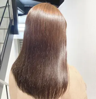 ミディアム スキバサミを使わない カット🌼唯🌼のヘアスタイル