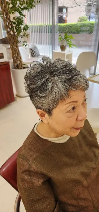 ショート パーマ hairmake Juinのヘアスタイル