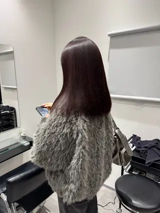 カラー 中井亜未/ 姫路ボブのヘアスタイル