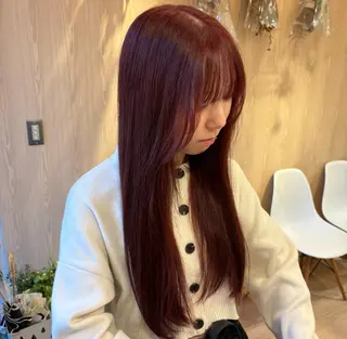 ロング 透明感カラー⭐︎ コナツのヘアスタイル