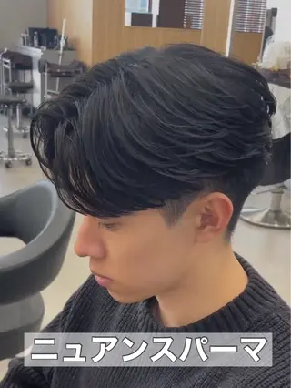 ショート カラー メンズ メンズパーマカット 達人/涼のヘアスタイル