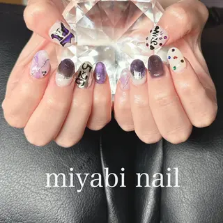 ネイル miyabi nail 桂川駅近くのネイルデザイン