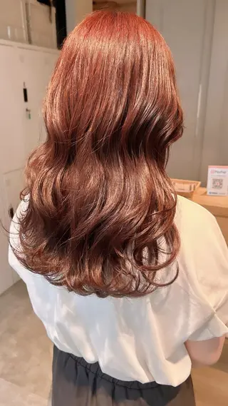 セミロング カラー 髪質改善特化型美容師 🫧岡本璃来🫧のヘアスタイル
