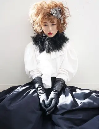 ショート ミディアム ヘアアレンジ 花井 啓好のヘアスタイル