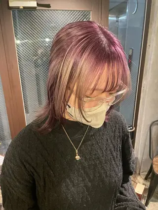 ミディアム 中村 彩乃のヘアスタイル
