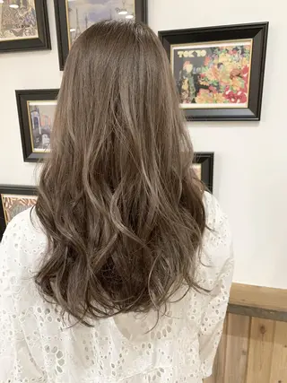 ロング カラー パーマ ヘアアレンジ メンズ キッズ ネイル マツエク・マツパ 吉田裕太/ハイライト ダブルカラーのヘアスタイル