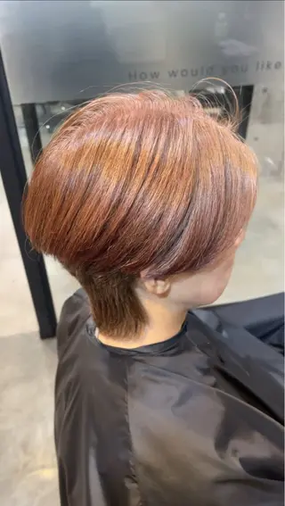 ショート カラー ♦️髪質改善縮毛矯正 美髪💍谷口克也♦️のヘアスタイル