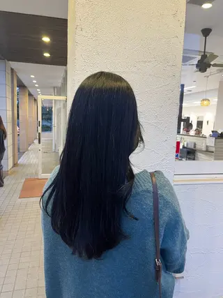 ロング カラー 日下 なるみのヘアスタイル
