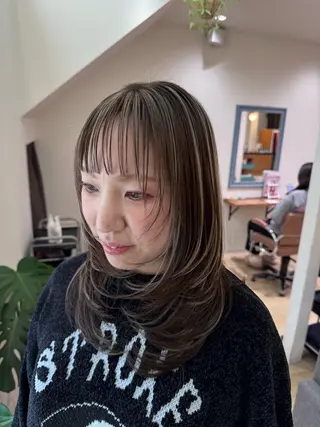ロング 福井 珠乃のヘアスタイル