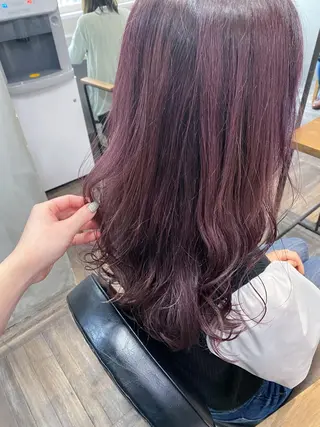 セミロング カラー ヘアアレンジ Hatanaka Airiのヘアスタイル