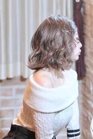 ミディアム 髪質改善酸性縮毛矯正 酸性ストレート◎鈴木のヘアスタイル
