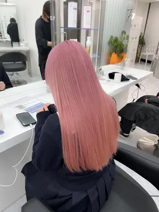 カラー 透明感🌟うる艶韓国 ハイトーン/渋谷のヘアスタイル