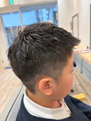 メンズ キッズ 片山 森尊のヘアスタイル