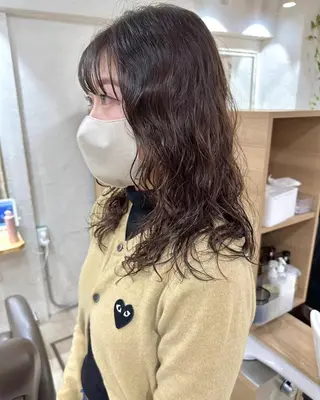 ショート カラー パーマ 銀座No.1髪質改善 縮毛矯正/本木のヘアスタイル