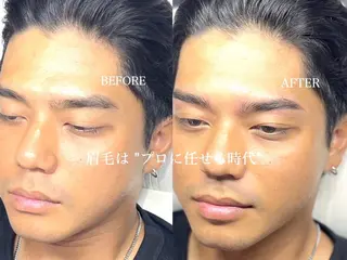 メンズ アイブロウ ＋i.b 新潟店所属・＋i.b 新潟店 Ayumu-アユム-の眉毛・アイブロウイメージ