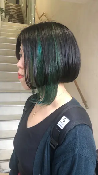 ショート カラー 奥秋 理紗　sai xのヘアスタイル