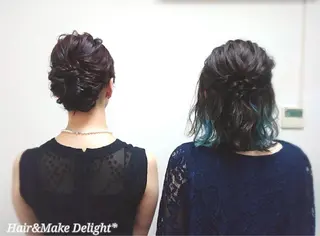 ヘアアレンジ Delight ヘアメイク着付けのヘアスタイル