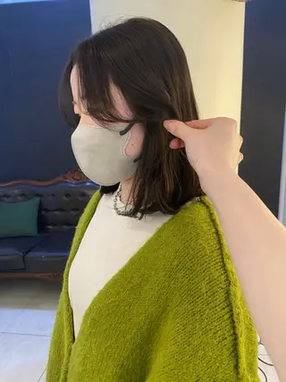 ミディアム カラー mai / linoah˚✧のヘアスタイル