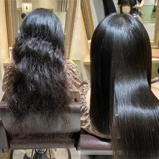 ロング 新宿No.1艶髪矯正 美艶カラー/FUKAのヘアスタイル