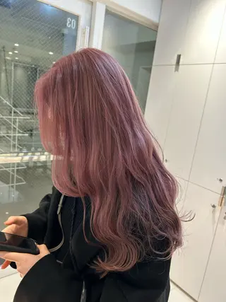 ロング カラー ヘアアレンジ 《暖色/韓国hair 》🇰🇷桑原ユキネのヘアスタイル