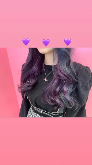 ミディアム カラー 新宿駅近♡個室 ♡関口三都季🌜のヘアスタイル