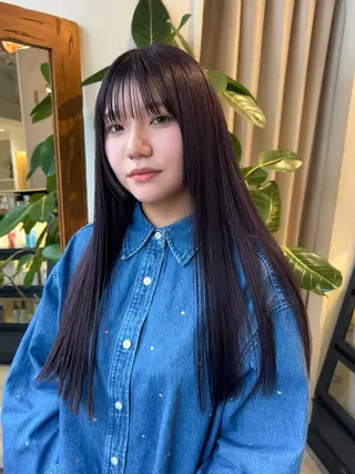 ロング 薄暮 マツイ レンのヘアスタイル