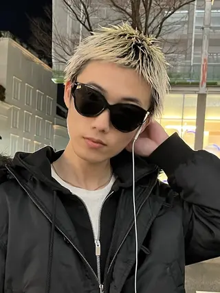 ショート カラー メンズ 渋谷 メンズカット 佐伯 将のヘアスタイル