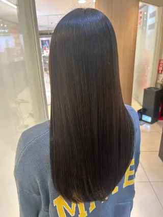 ロング パーマ 縮毛矯正/髪質改善/ 艶髪ササキナツミのヘアスタイル