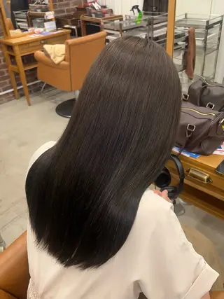 ロング カラー 🌼髪質改善/透明感 艶髪タケドミのヘアスタイル