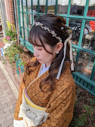 ヘアアレンジ ヘアセットサロン ココのヘアスタイル