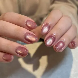 ネイル ハート埋め込みネイル 💗💛miyakeのネイルデザイン