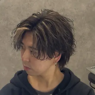 ショート カラー ヘアアレンジ メンズ 【札幌メンズ特化】 🔥RIKU🔥のヘアスタイル