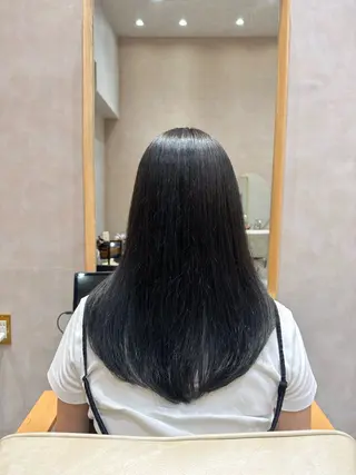 カラー りな🪽カット /縮毛/透明感カラーのヘアスタイル