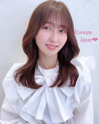 ロング カラー 韓国ヘア×髪質改善 /yoshikaのヘアスタイル