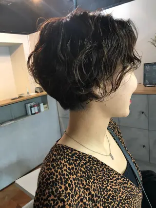 ショート パーマ 低ダメージパーマ ケアパーマ/武田明大のヘアスタイル