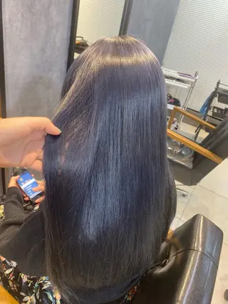 ロング カラー ヘアアレンジ メンズ キッズ ネイル マツエク・マツパ 透明感カラー🤎 ゆりのヘアスタイル